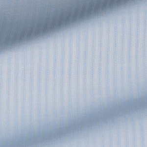 7Daysシャツカンクリーニ プレミアムサックスブルーストライプシャツ・メンズ