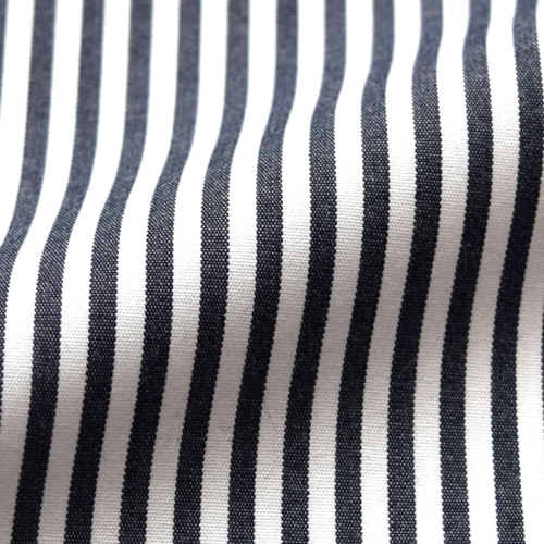 7Daysシャツオリジナル ハイクラス 黒ロンドンストライプ シャツ・メンズ