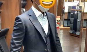 成人式用のスーツが仕上がりました