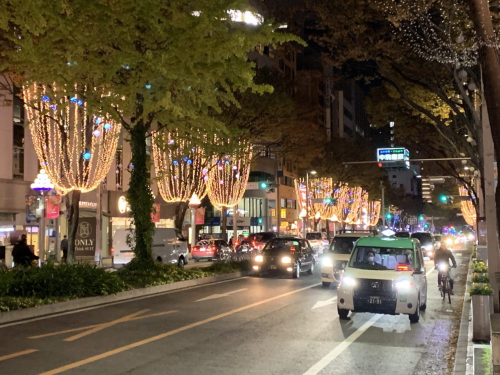 街の雰囲気は今が一番良い季節