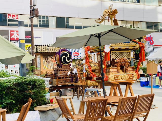 蒸発しそうな残暑の候🌞祭りの気配/立川店も秋冬物ネクタイが届きましたよ～