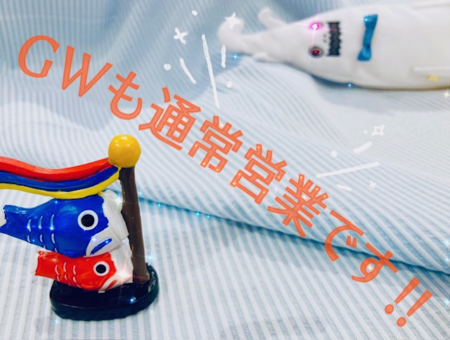 新規オープン１周年記念SALE開催中⑥🎏GW(後半)も宜しくお願い申し上げます～!!!