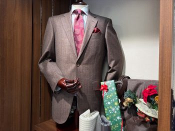 ご結婚式用にダブルスーツをお仕立てしました