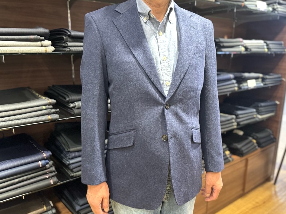 『カシミアジャケット』お客様の仕上がり