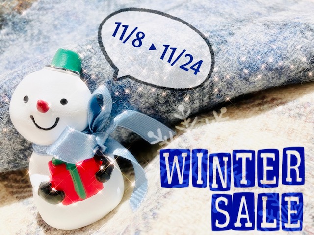 立冬、再び狭間の空気が流れているこの頃に🍁しみしみ大根/週末からWINTER SALEスタートです!