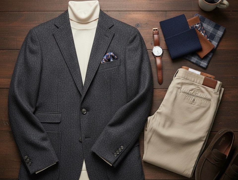 通勤も地元での大切な集まりも。『チャコールグレー』の魅力