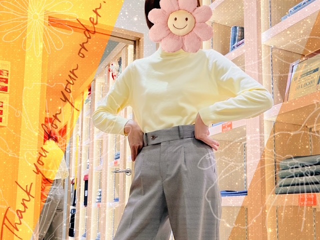 お客様の冬スラックス仕上がりました!⛄レディースワイドパンツと裏起毛/哀しき春雨争奪/クリスマスフェア開催中