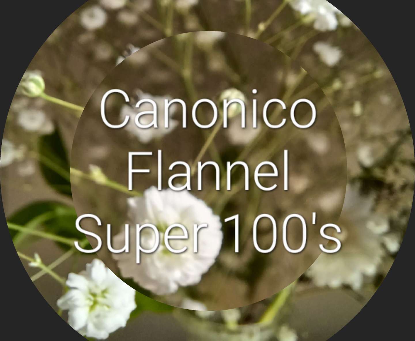 Canonico Flannel Super 100's の存在感