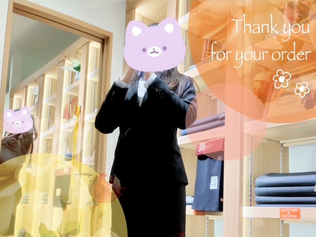 レディーススーツが仕上がりました①🌼自分の定番があるからこその楽しさも/フレッシャーズフェアは３/１迄！