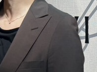 一目惚れの生地で作るスーツ