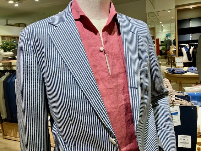 夏のジャケパンスタイル