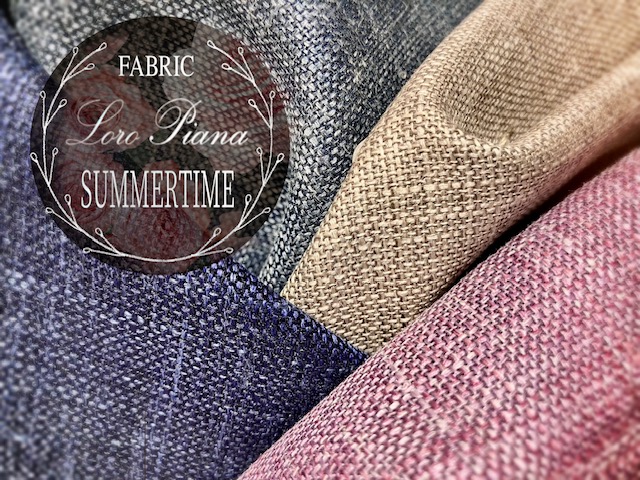 発色が美しすぎるジャケット生地 ロロピアーナ〝SUMMERTIME〟🌺今期も店頭にサンプル届いてます。