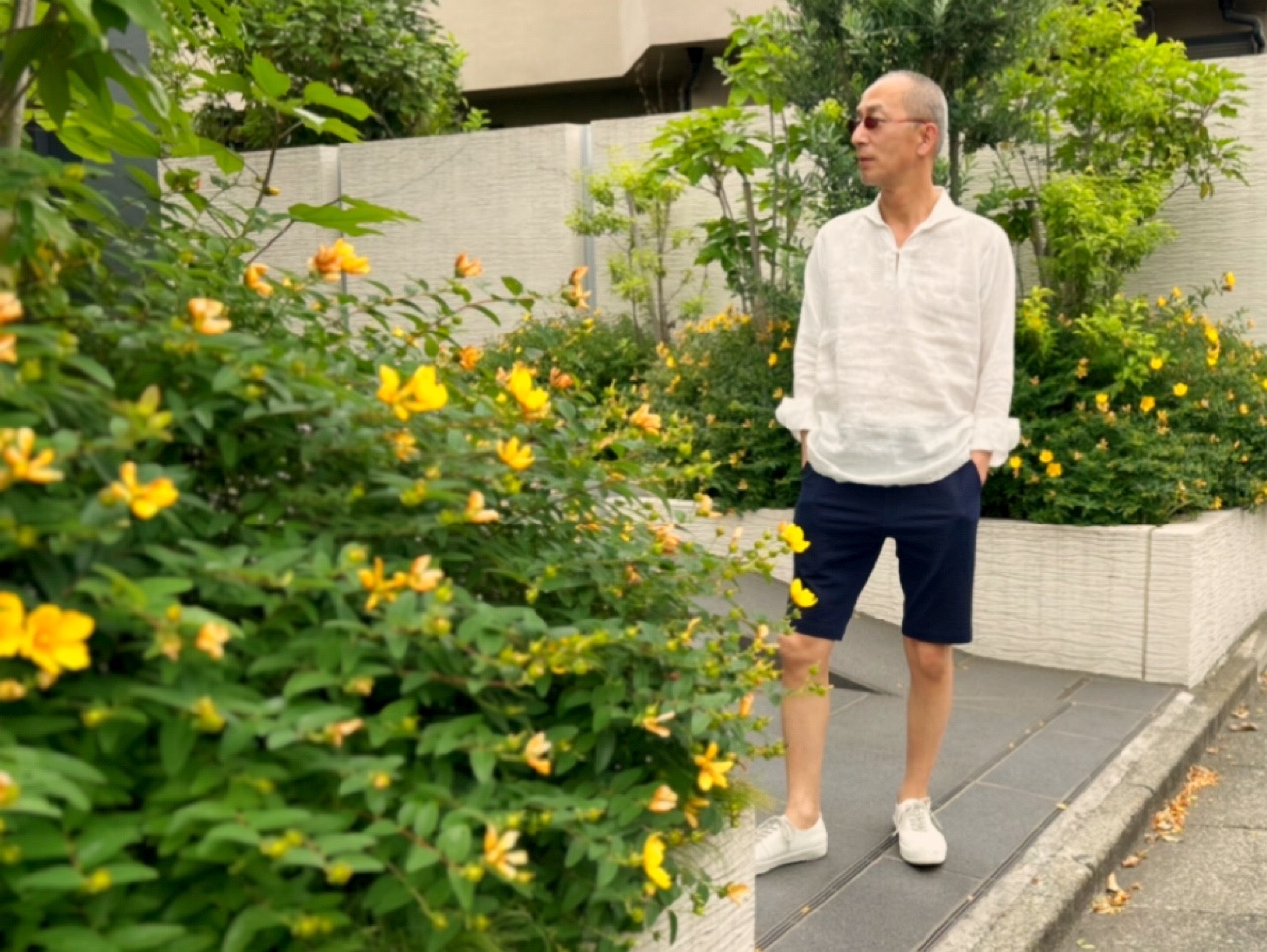 Airy short pants