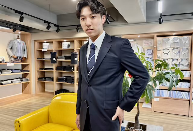 素敵な就活スーツできました。　U.K様　ありがとうございました。