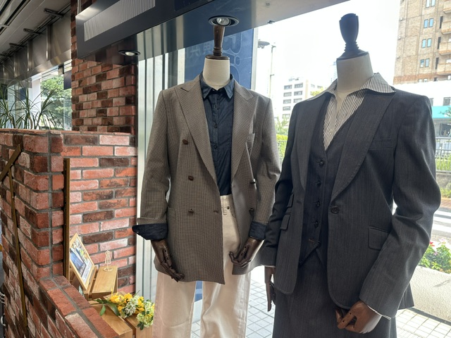 秋冬のオーダー生地☆入荷しました