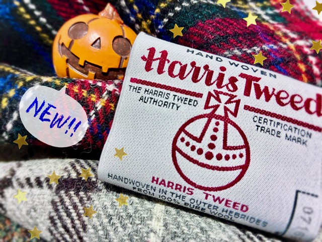 今期も入荷しましたハリスツイード！🎃NET限定企画ゼニア「エレクタ」第２回も宜しくお願いします！