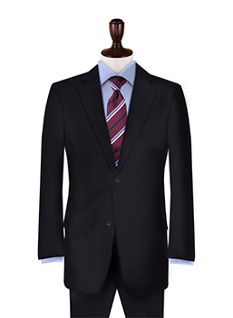 7Daysオーダー 黒シャドーストライプ 2ピース・メンズ