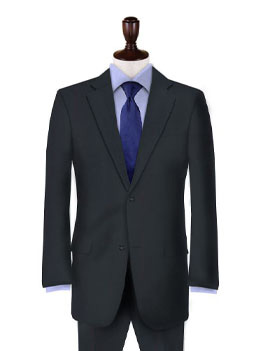 ロロピアーナ365チャコールグレイ無地 2ピース・メンズ