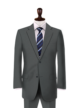 キャノニコ グレイ無地 2ピース・メンズ