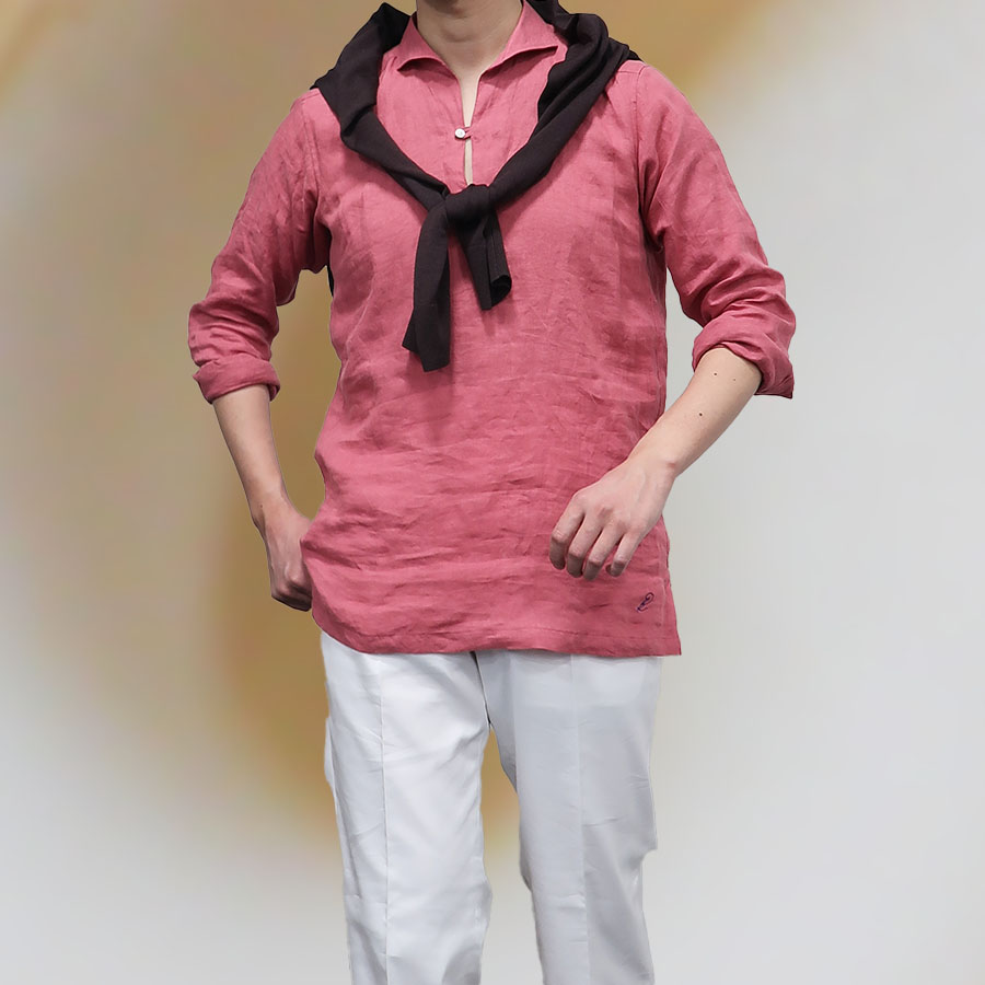 カプリシャツ × クールモーションツイル