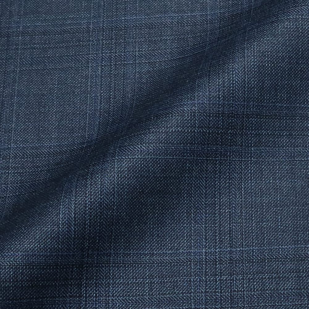 ロロピアーナ オーストラリス ブルーグレイチェック ベスト・メンズ