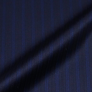 LORO PIANA 365紺ストライプ スラックス・レディース