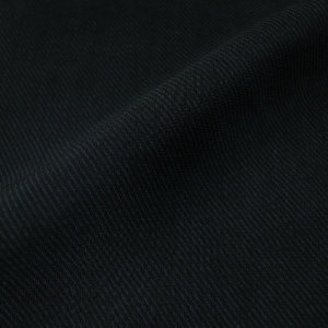 エバレット 黒綾織りプリント3ピース・メンズ