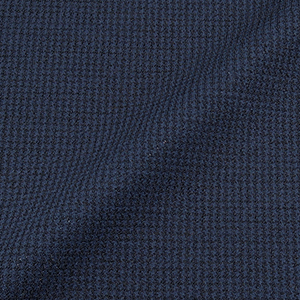 RIRANCHA　KNIT 紺千鳥格子ジャケット・レディース