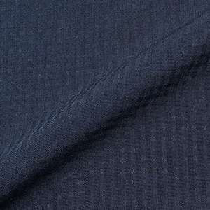 エバレット 紺シャドーギンガムジャケット・レディース