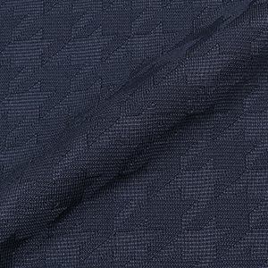 LINKS KNIT COOLMAX 濃紺千鳥格子ジャケット・レディース