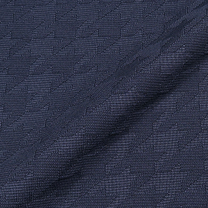 LINKS KNIT COOLMAX 紺千鳥格子ジャケット・レディース