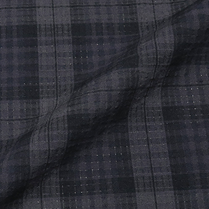 LINKS KNIT COOLMAX ブラウン×黒千鳥格子ジャケット・レディース