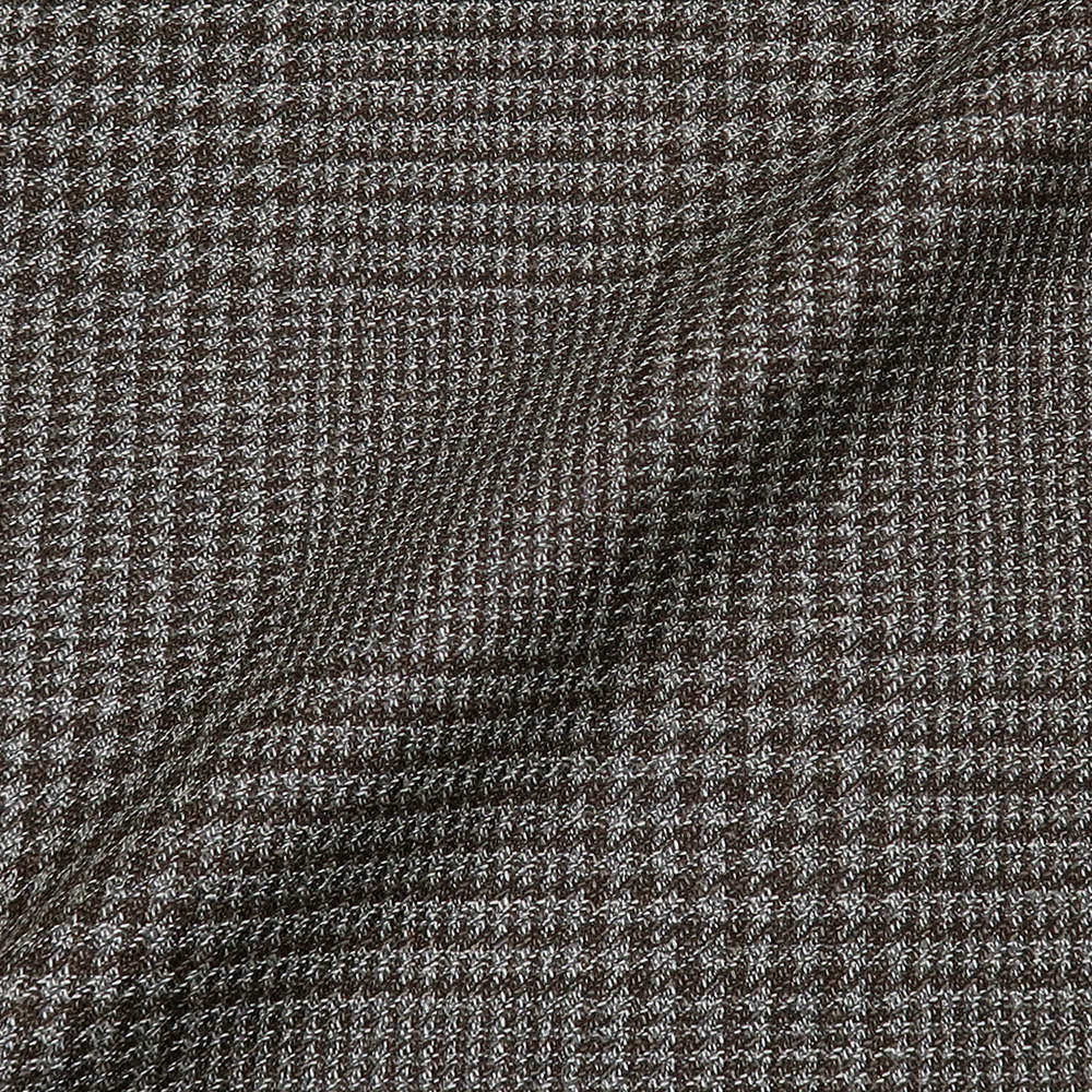 CANONICO 21Micron. SUPERBIOベージュグレンチェック ジャケット・メンズ