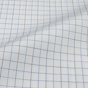オリジナル ビジネス 紺×サックスタッターソルチェック シャツ・レディース